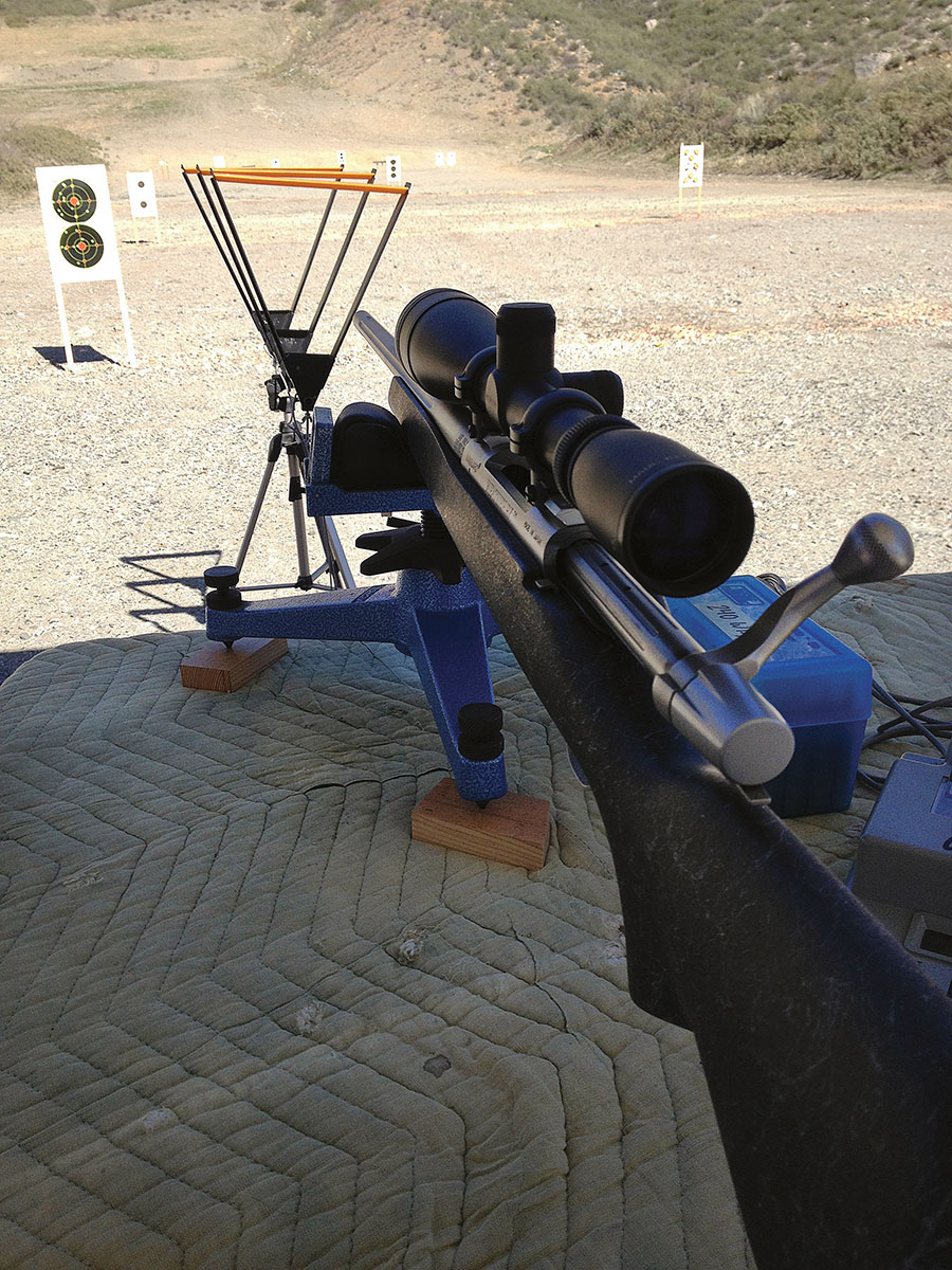 Recoil was negligible from the Vanguard Accuguard, especially with the light bullets, and the trigger broke very consistently and crisply at 2.9 pounds, eliminating one possible negative factor in shooting good groups.